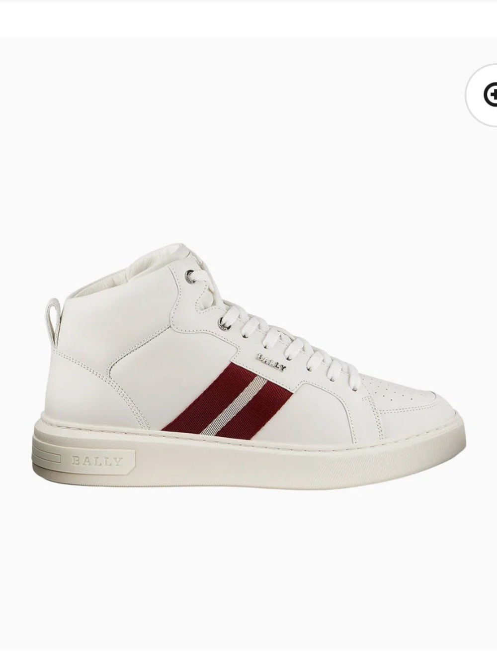 Bally Myles High-Top Sneakers With with Red Stripes Men’s 13 NWOT